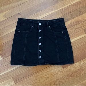 AMERICAN EAGLE Button Up Denim Skirt